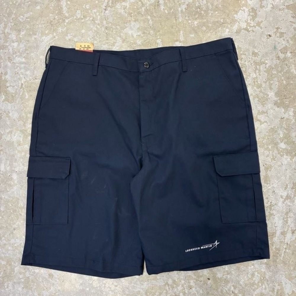 NEW‎ Lockheed Martin Shorts Men 42 Blue Cargo 12" Employee Uniform Red Kap NWT